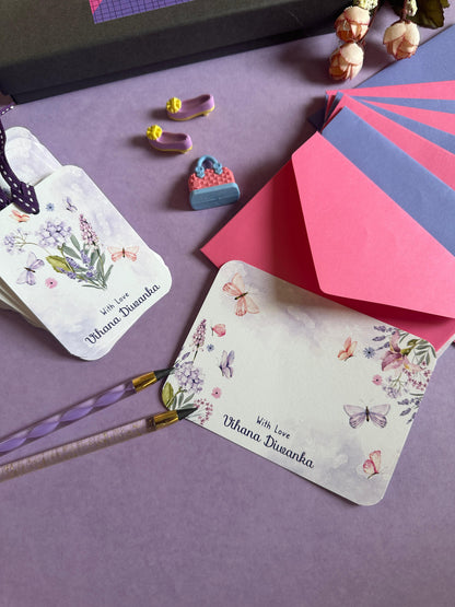 PETITE Stationery Set - Lilac Bloom
