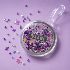 Confetti Tag - Purple