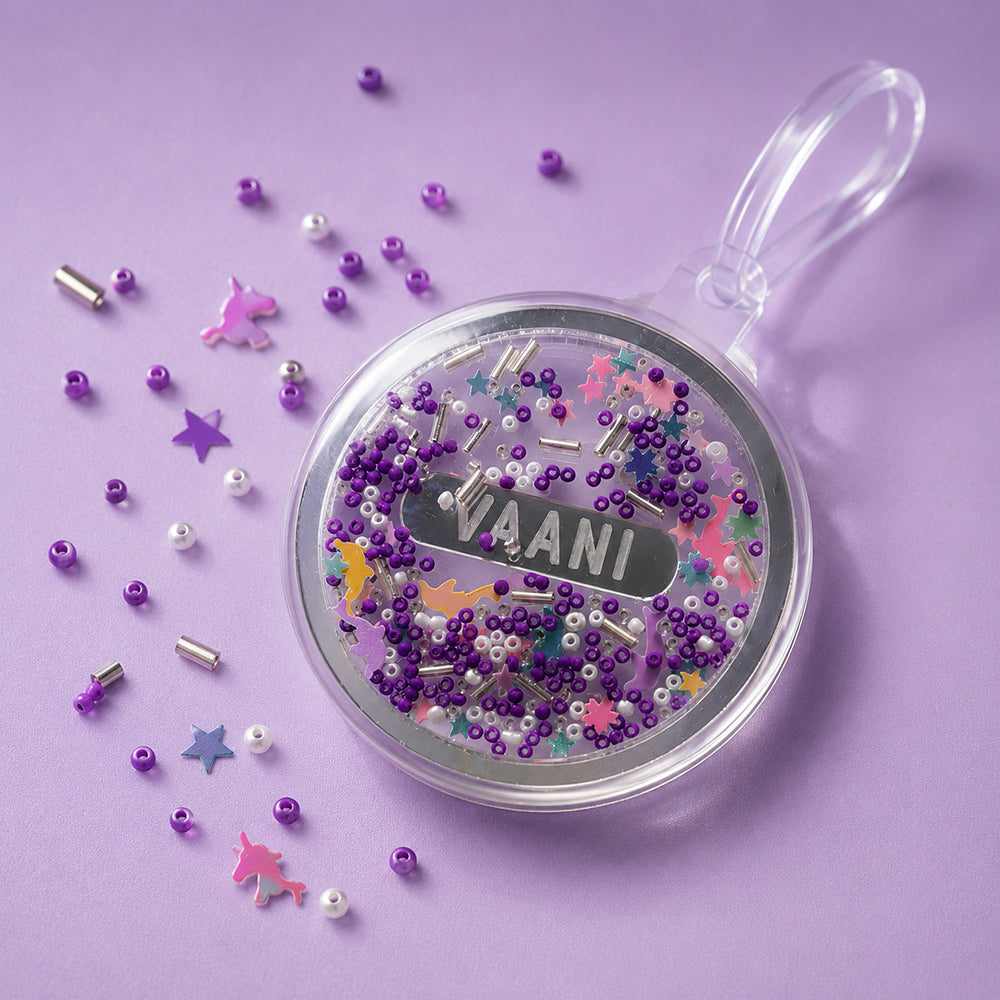 Confetti Tag - Purple