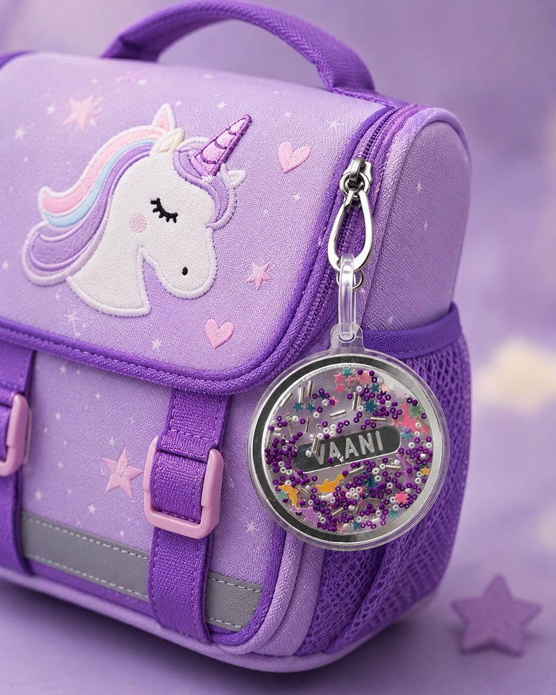 Confetti Tag - Purple