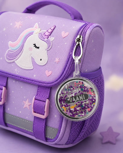 Confetti Tag - Purple