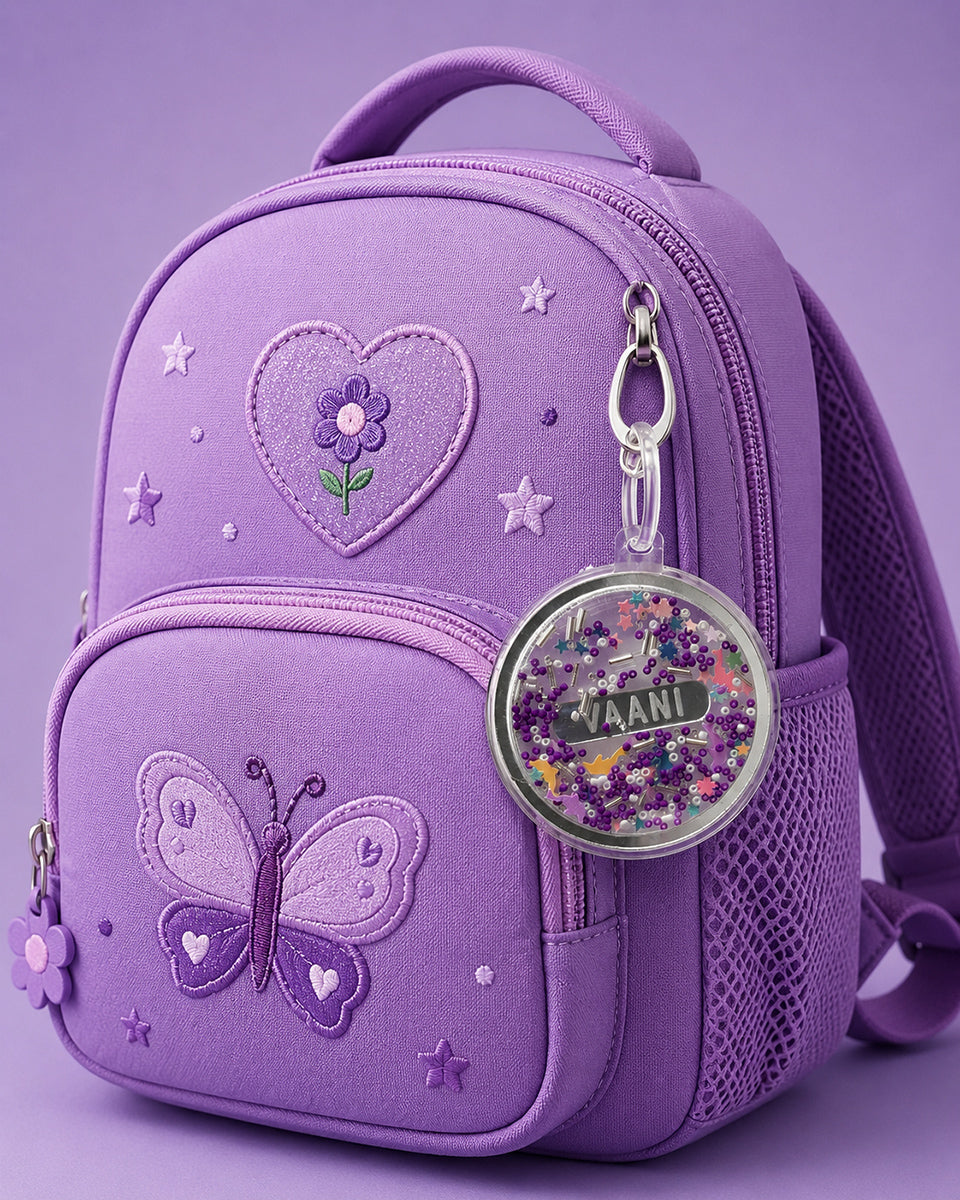 Confetti Tag - Purple